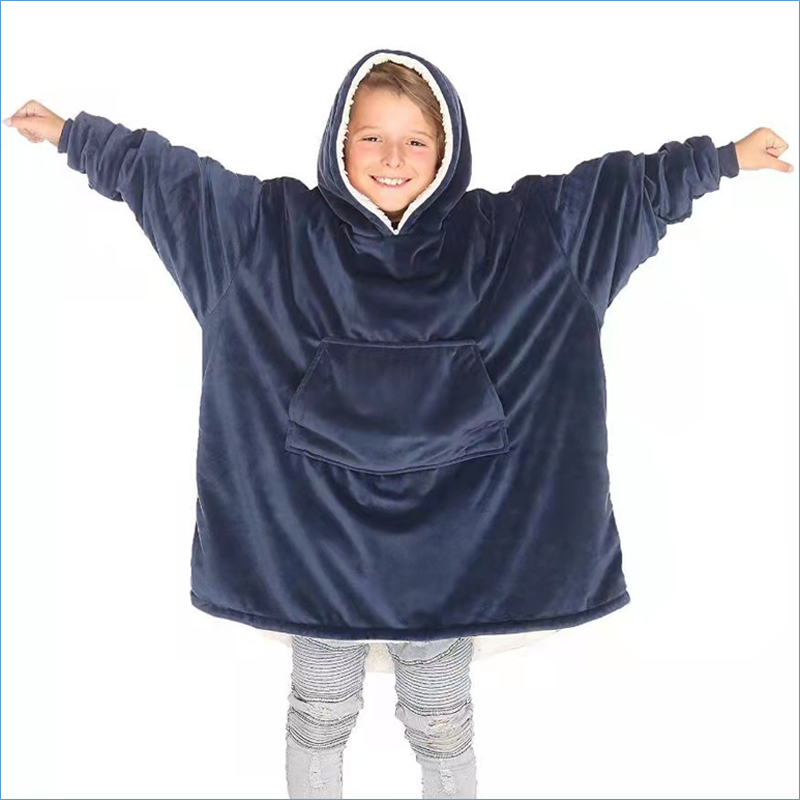 Child hoodie blanket